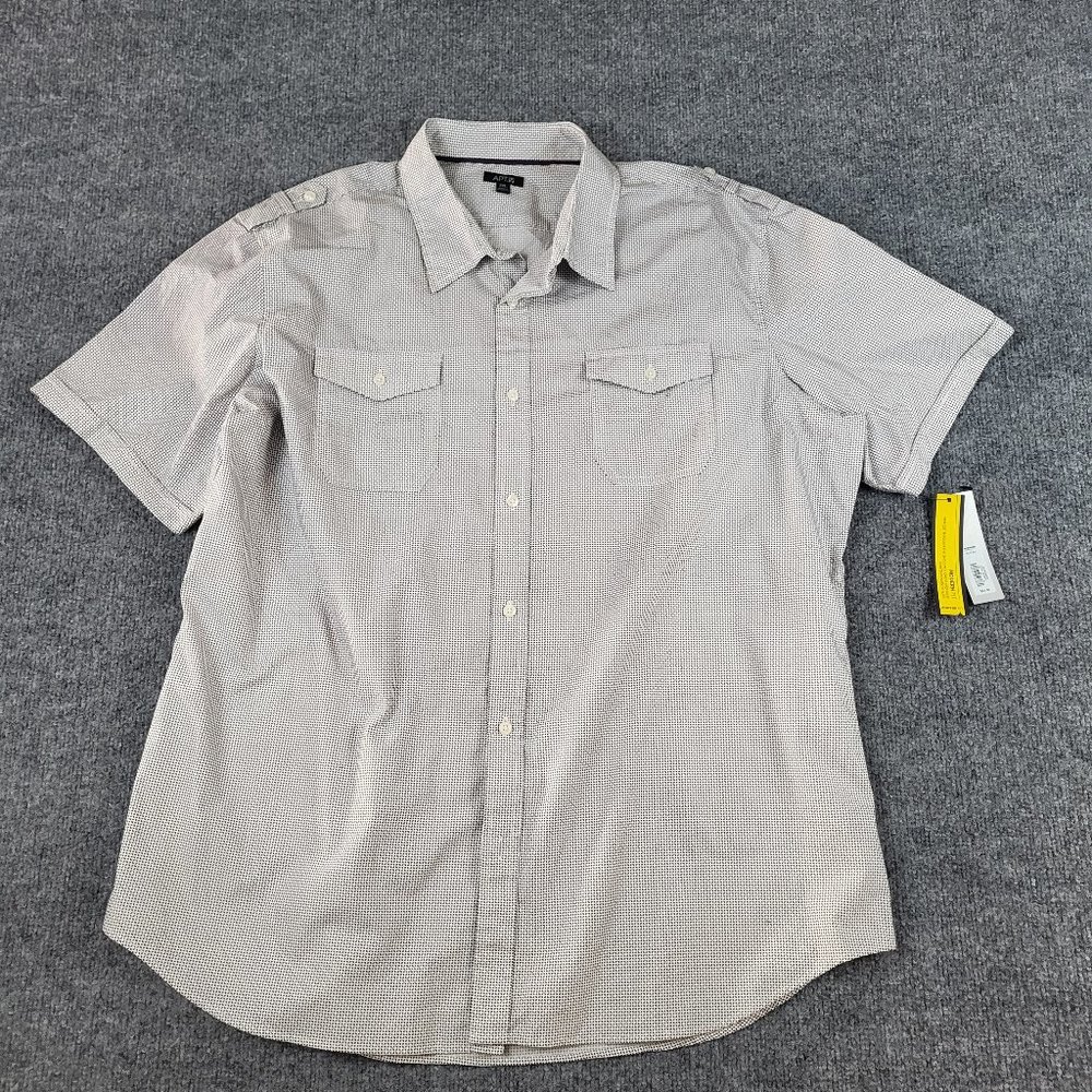 Men's Apt 9 Performance Button-Down Shirt Short Sleeve XXL